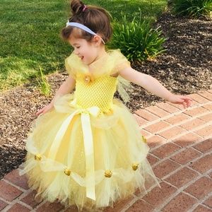 BELLE couture tutu dress/costume